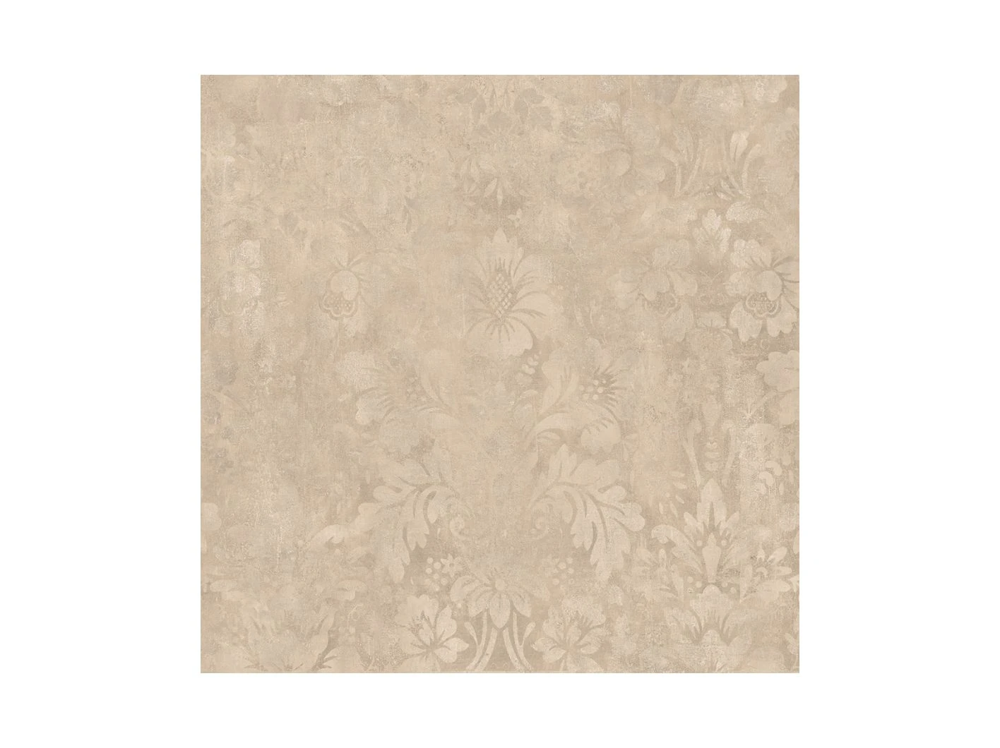Keramische Tegel Kera Twice 60 x 60 cm (600 x 600 mm) Fiammito Taupe Decor - Dikte 4.8 cm - Afbeelding 1